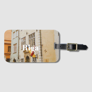Riga Cityscape Flexible Photo Magnet Luggage Tag