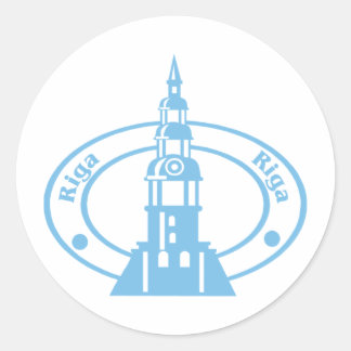 Riga Classic Round Sticker