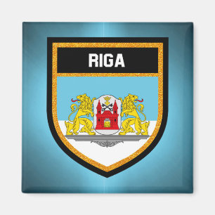 Riga Flag Magnet