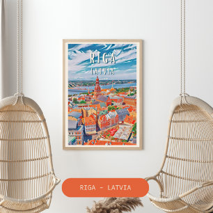 Riga, joyau de la Baltique Poster
