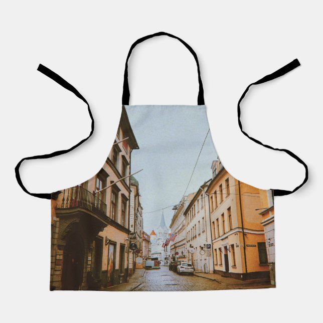 Riga, Latvia Cityscape Apron (Front)