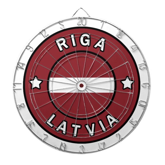 Riga Latvia Dartboard (Front)