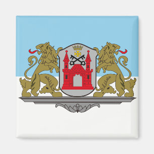 Riga Latvia Flag Magnet