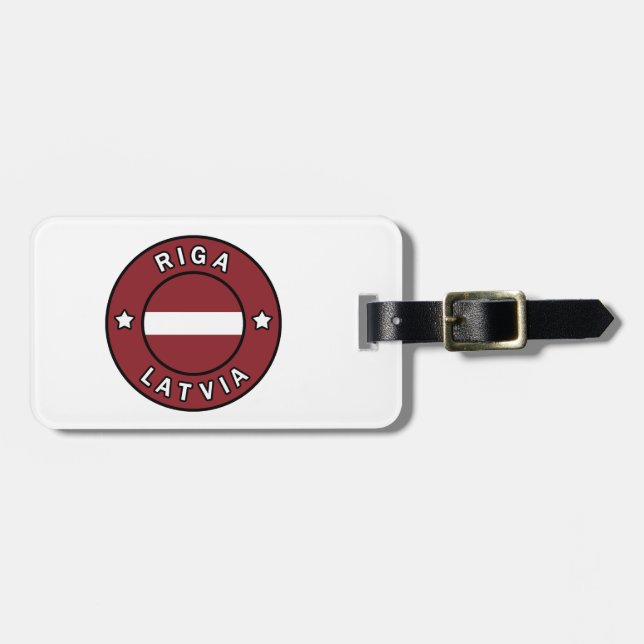 Riga Latvia Luggage Tag (Front Horizontal)