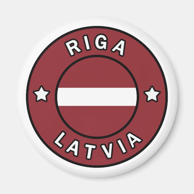 Riga Latvia Magnet (Front)