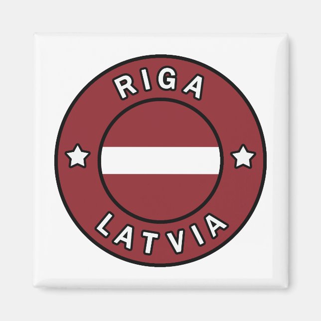 Riga Latvia Magnet (Front)