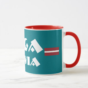 Riga Latvia Modern Design Mug