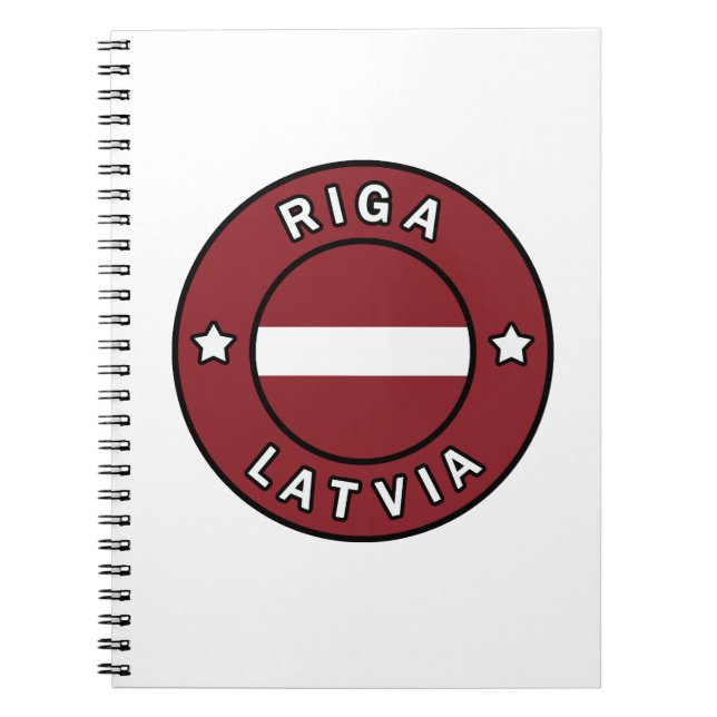 Riga Latvia Notebook (Front)