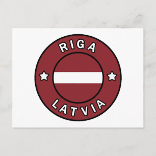 Riga Latvia Postcard