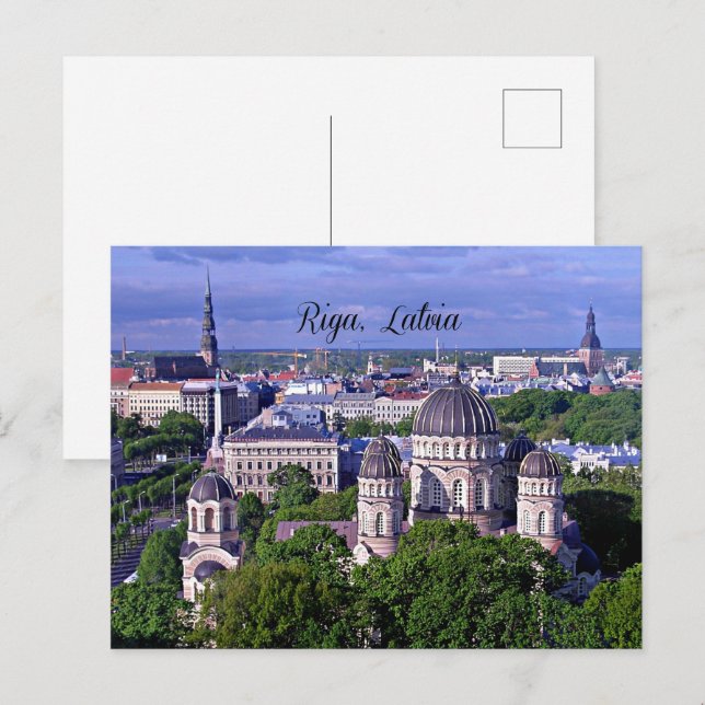 Riga, Latvia Postcard (Front/Back)