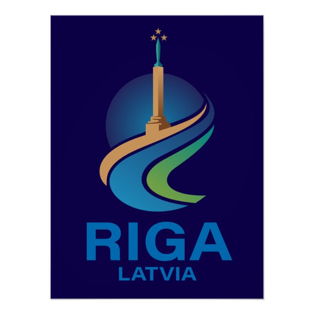 Riga Latvia Poster (Front)