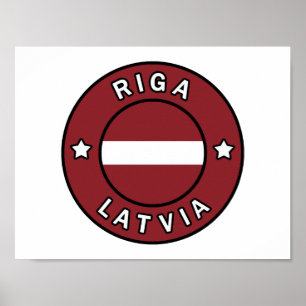 Riga Latvia Poster