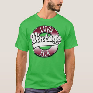 Riga Latvia vintage logo T-Shirt