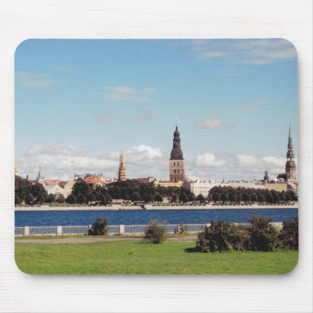 Riga (panoramic view) mouse mat (Front)