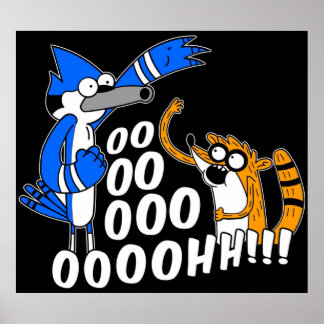 Rigby and Mordecai Poster