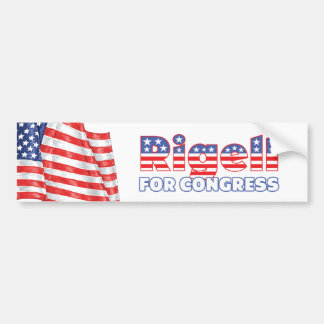 Rigell for Congress Patriotic American Flag Bumper Sticker