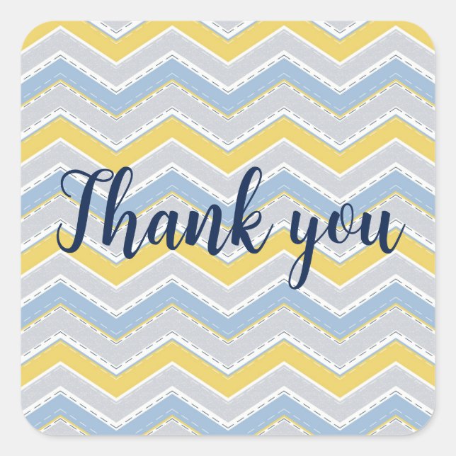 rigging pattern square sticker (Front)