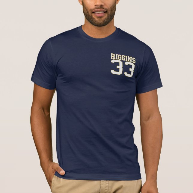 Riggins_33WHITE T-Shirt (Front)