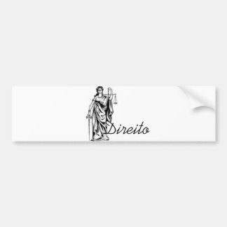 Right adhesive bumper sticker