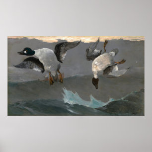 Right and Left - Winslow Homer Fine Art Poster