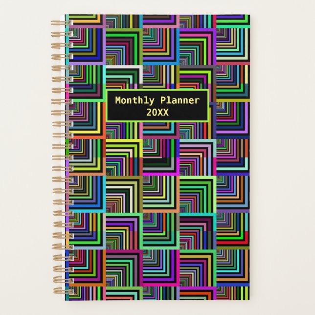 Right Angles Monthly Planner (Front)