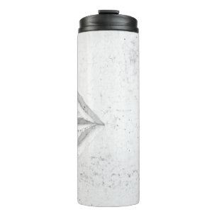 Right arrow sign on wall thermal tumbler