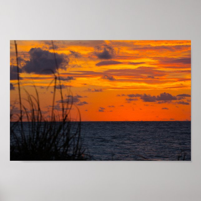 Right before sunrise, Fort Pierce, Florida Poster (Front)