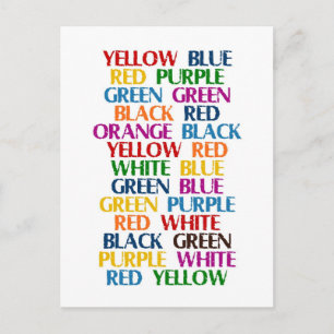 Right Brain, Left Brain Conflict Postcard