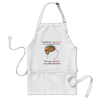 Right-Brained Art Apron