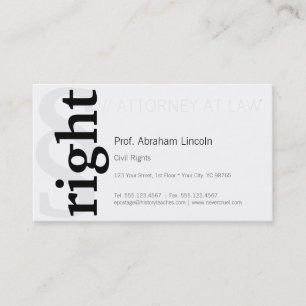 Right! Business Card
