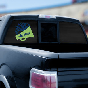 Right Facing Cheerleading Back Window Cling