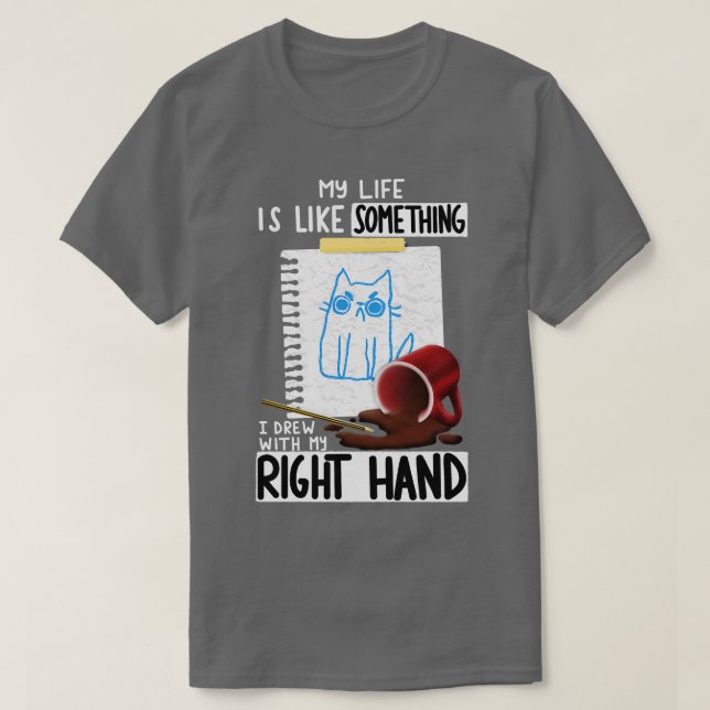 Right Hand Drawing T-Shirt (Design Front)