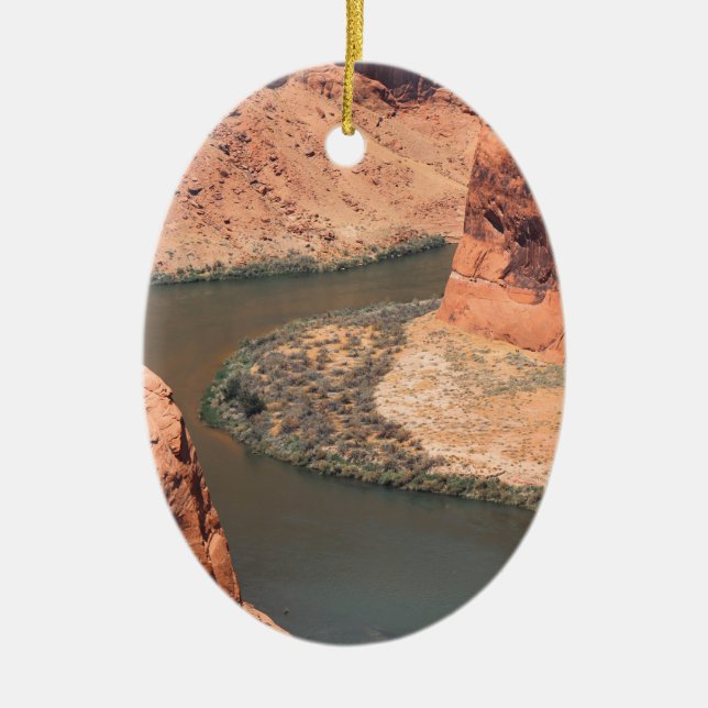 Right Here  Ceramic Tree Decoration (Front)