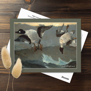 Right Left Geese Winslow Homer Postcard