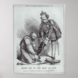 Right Leg in the Boot at Last' Poster