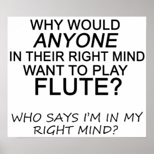 Right Mind Flute Poster
