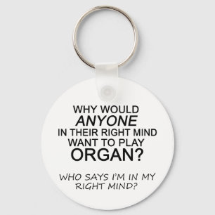 Right Mind Organ Key Ring