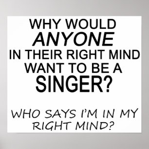 Right Mind Singer Poster