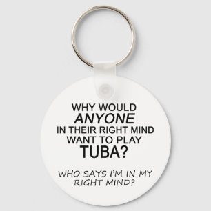 Right Mind Tuba Key Ring