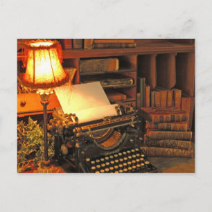 Right on and write on postcard