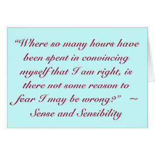 Right or Wrong Jane Austen Quote