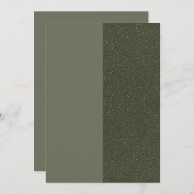 Right Split Moss Green Menu – Customisable (Front/Back)