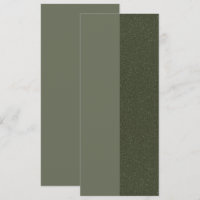 Right-Split Moss Green Save The Date – Customise