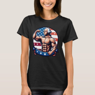 Right To Bare Arms - 4th of July Funny Gym George T-Shirt