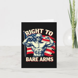 Right To Bare Arms George Washington Bodybuilder G Card