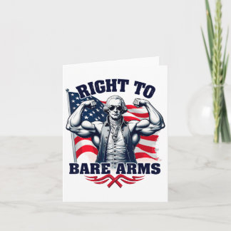 Right To Bare Arms George Washington Bodybuilder G Card