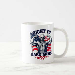 Right To Bare Arms George Washington Bodybuilder G Coffee Mug