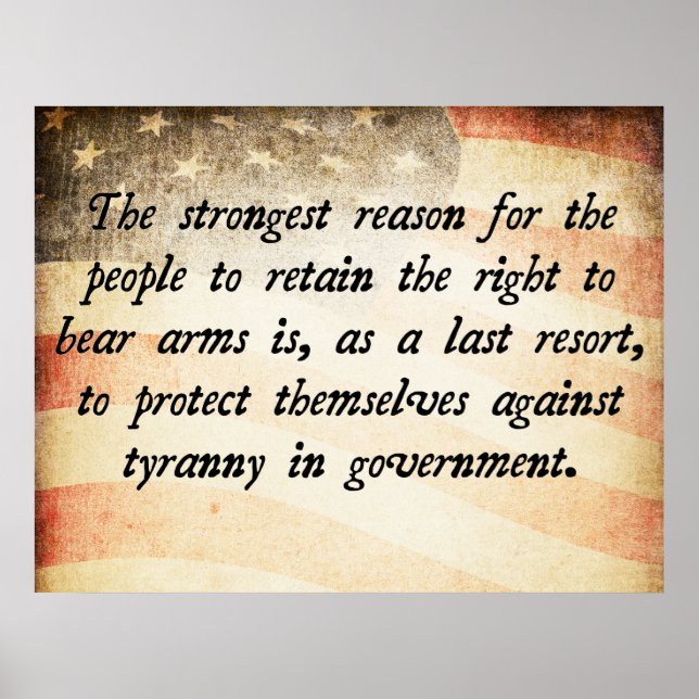 Right To Bear Arms Poster (Front)