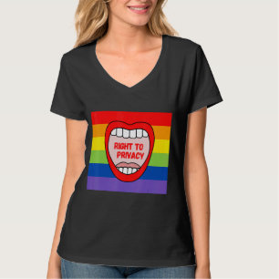 Right To Privacy Keep Our Right To Privacy Womens T-Shirt