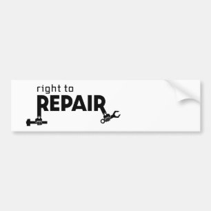 🛠  right to repair bumper sticker